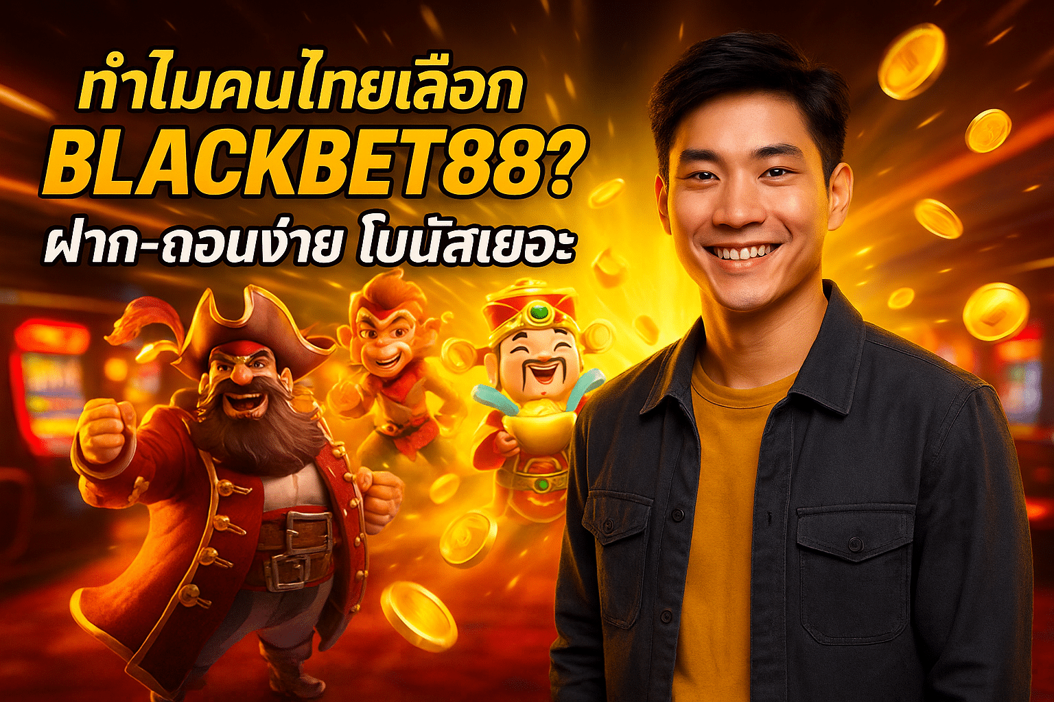 ทำไมคนไทยเลือก BLACKBET88?
