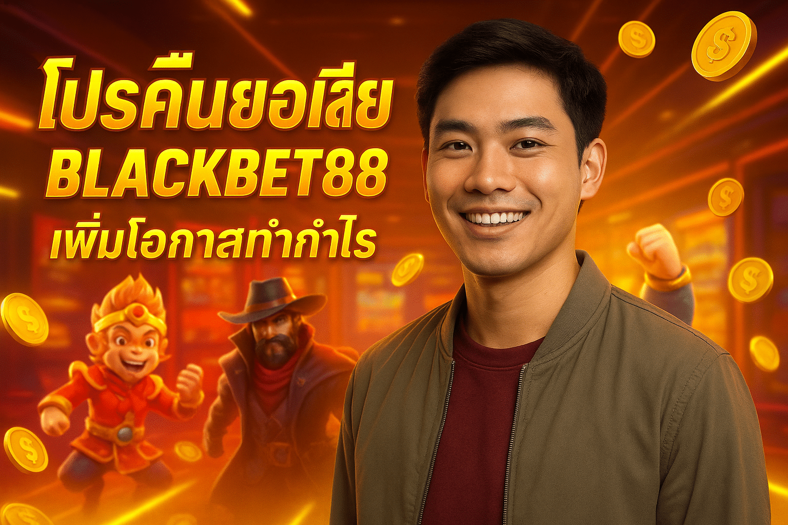 โปรคืนยอดเสีย BLACKBET88 เพิ่มโอกาสทำกำไร