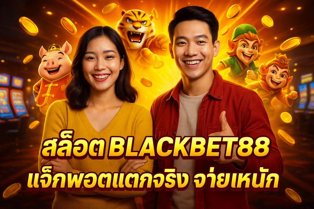 สล็อต BLACKBET88 แจ็กพอตแตกจริง จ่ายหนัก